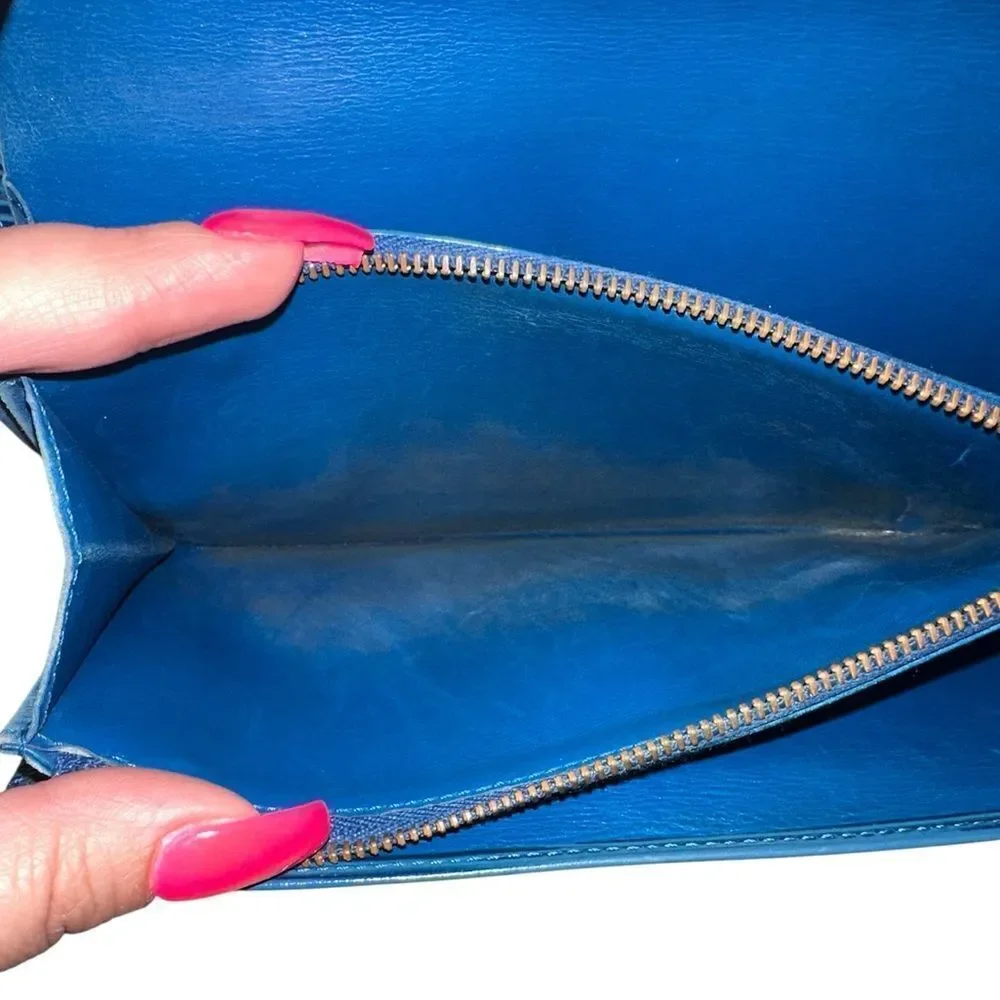 Louis Vuitton Epi Azure Blue Wallet